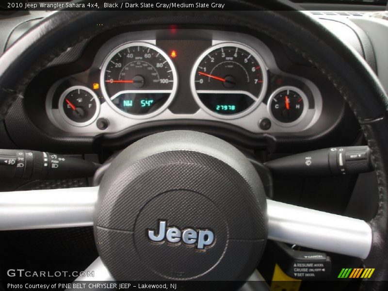 Black / Dark Slate Gray/Medium Slate Gray 2010 Jeep Wrangler Sahara 4x4