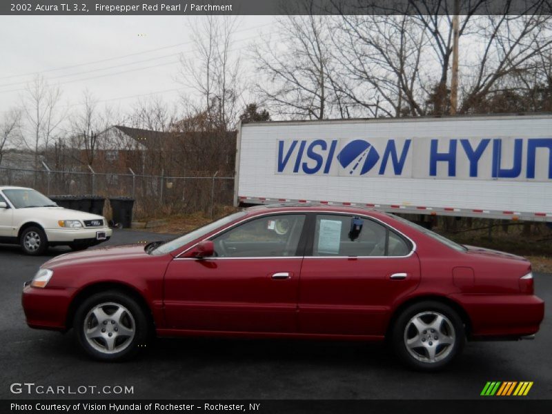 Firepepper Red Pearl / Parchment 2002 Acura TL 3.2