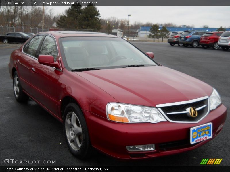 Firepepper Red Pearl / Parchment 2002 Acura TL 3.2