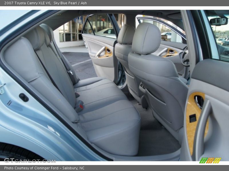 Sky Blue Pearl / Ash 2007 Toyota Camry XLE V6