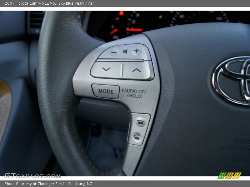 Sky Blue Pearl / Ash 2007 Toyota Camry XLE V6