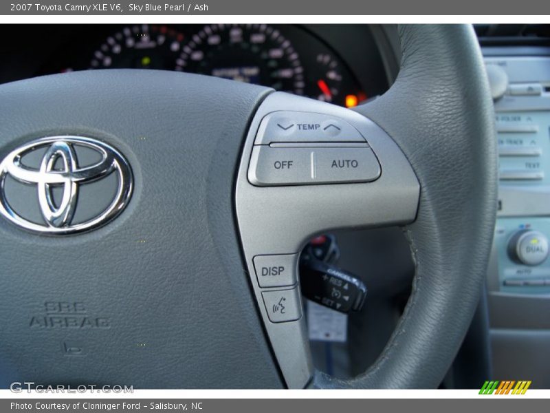 Sky Blue Pearl / Ash 2007 Toyota Camry XLE V6