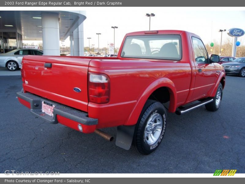 Bright Red / Dark Graphite 2003 Ford Ranger Edge Regular Cab