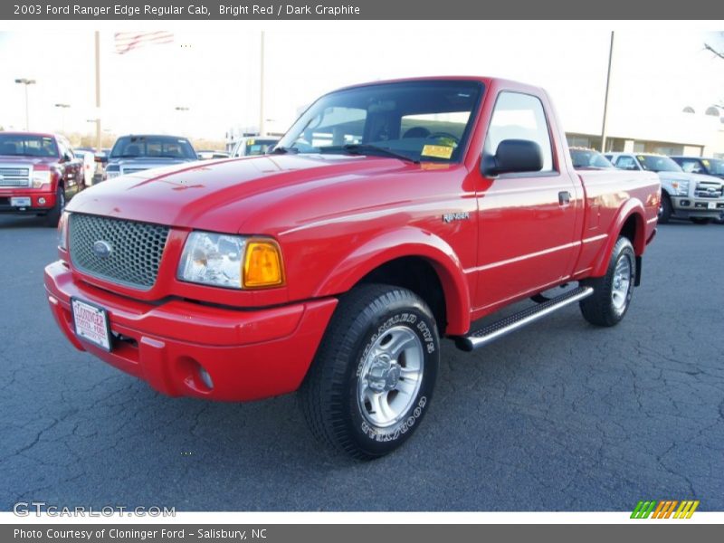 Bright Red / Dark Graphite 2003 Ford Ranger Edge Regular Cab