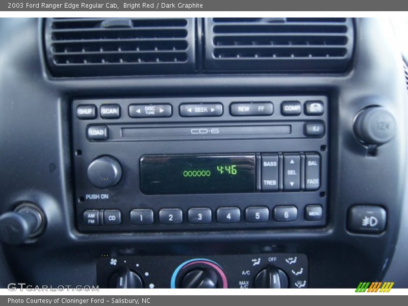 Audio System of 2003 Ranger Edge Regular Cab
