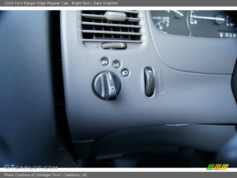 Bright Red / Dark Graphite 2003 Ford Ranger Edge Regular Cab