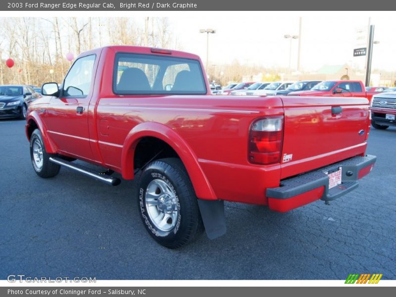 Bright Red / Dark Graphite 2003 Ford Ranger Edge Regular Cab
