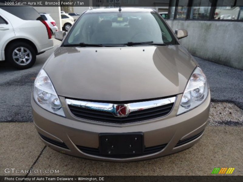 Bronzed Pewter / Tan 2008 Saturn Aura XE