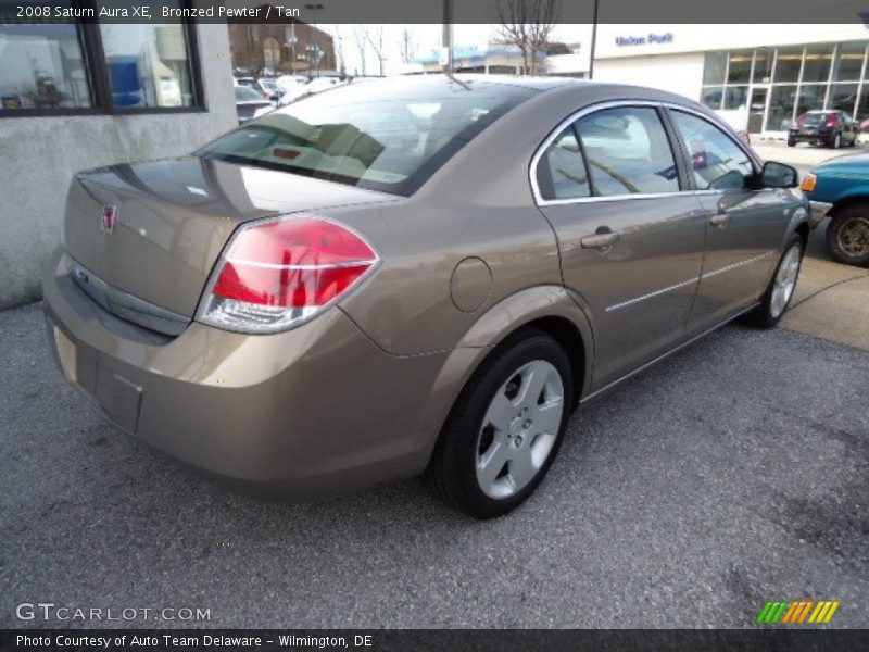 Bronzed Pewter / Tan 2008 Saturn Aura XE