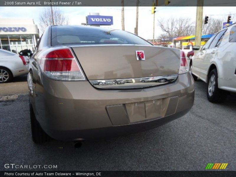 Bronzed Pewter / Tan 2008 Saturn Aura XE