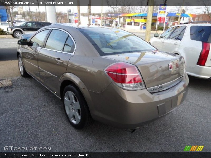 Bronzed Pewter / Tan 2008 Saturn Aura XE