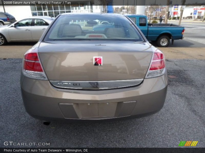 Bronzed Pewter / Tan 2008 Saturn Aura XE