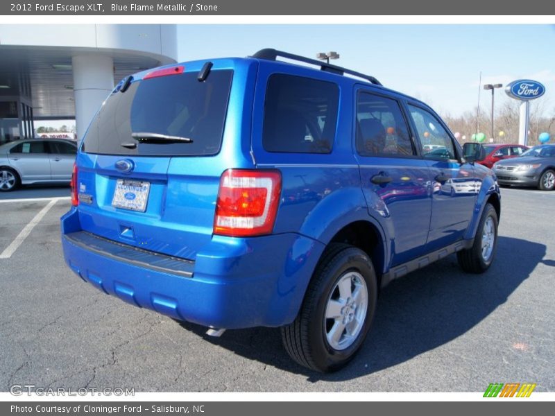 Blue Flame Metallic / Stone 2012 Ford Escape XLT