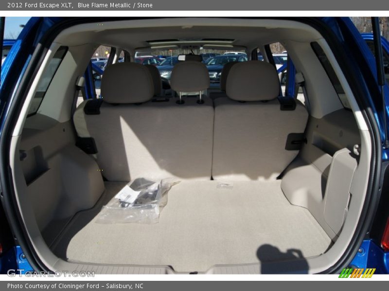 Blue Flame Metallic / Stone 2012 Ford Escape XLT