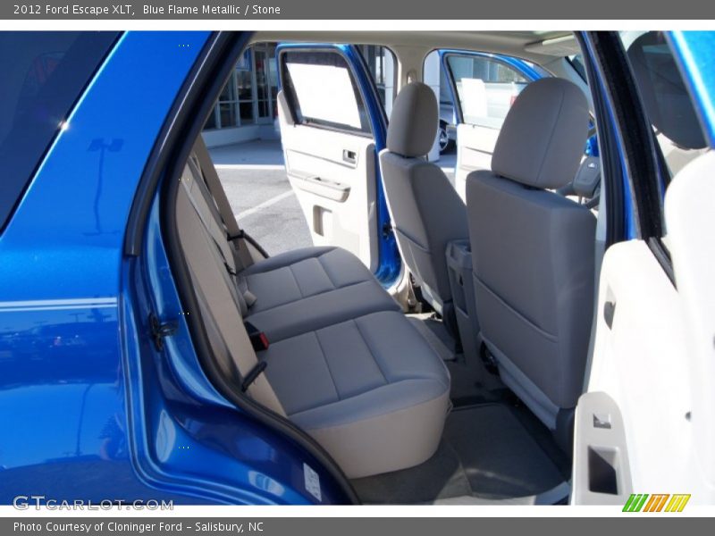 Blue Flame Metallic / Stone 2012 Ford Escape XLT