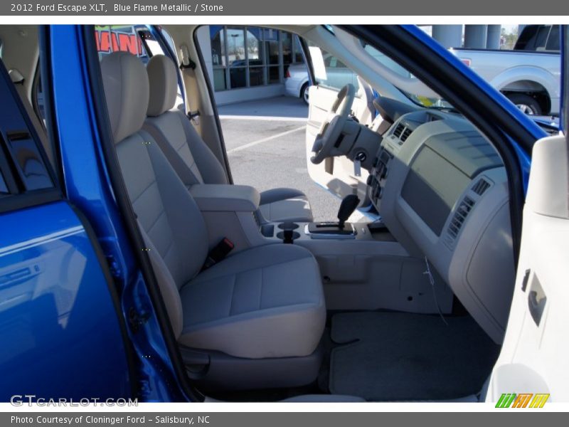Blue Flame Metallic / Stone 2012 Ford Escape XLT