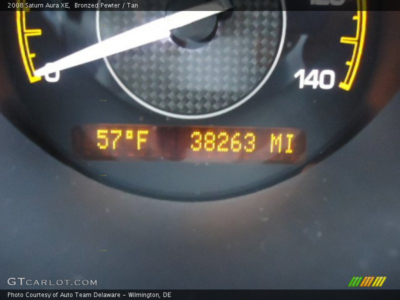 Bronzed Pewter / Tan 2008 Saturn Aura XE