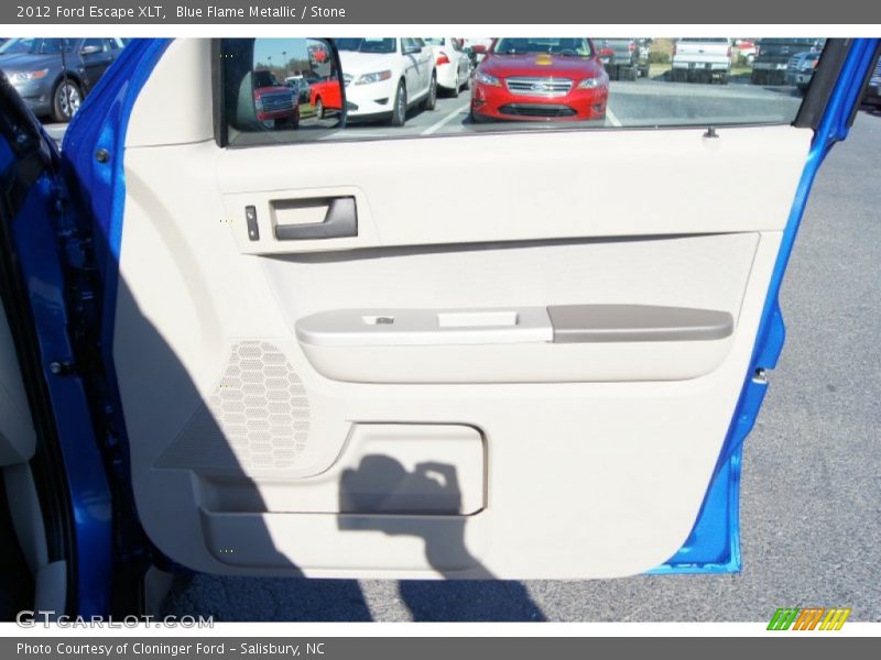 Blue Flame Metallic / Stone 2012 Ford Escape XLT