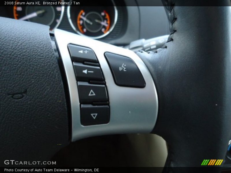 Bronzed Pewter / Tan 2008 Saturn Aura XE