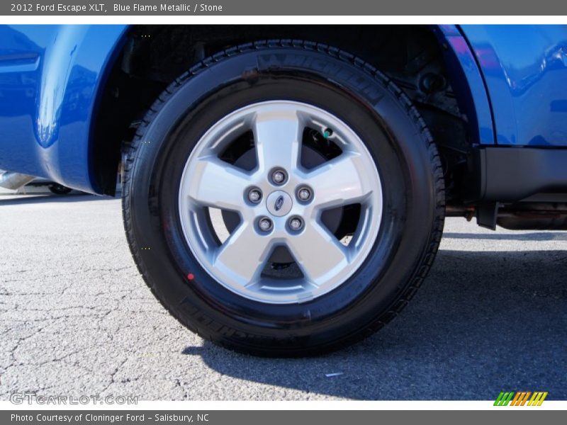 Blue Flame Metallic / Stone 2012 Ford Escape XLT