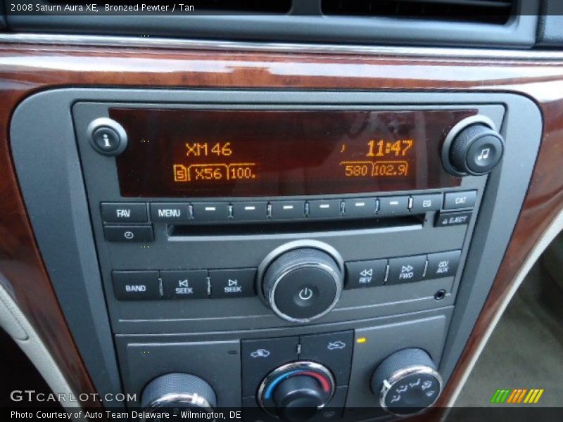 Bronzed Pewter / Tan 2008 Saturn Aura XE