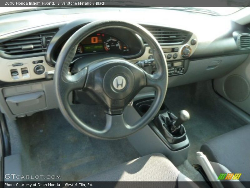 Silverstone Metallic / Black 2000 Honda Insight Hybrid