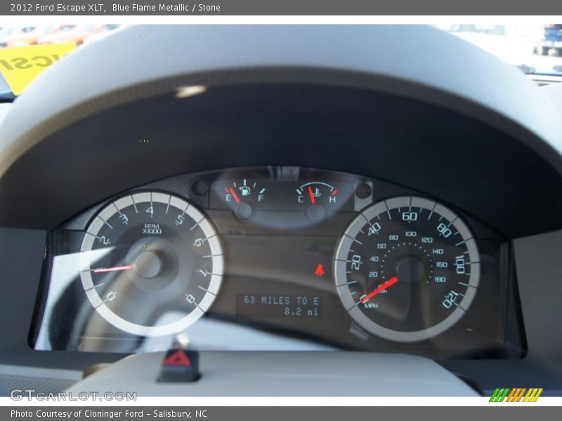 Blue Flame Metallic / Stone 2012 Ford Escape XLT