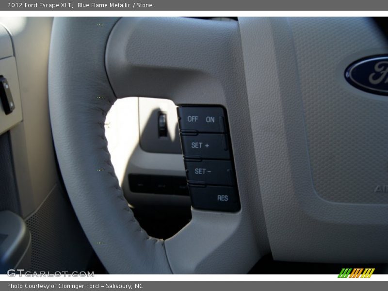 Blue Flame Metallic / Stone 2012 Ford Escape XLT