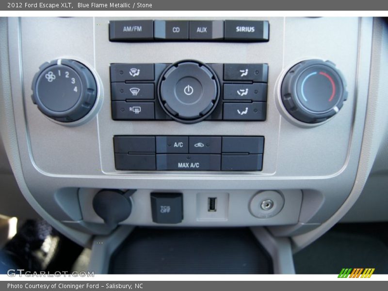 Blue Flame Metallic / Stone 2012 Ford Escape XLT