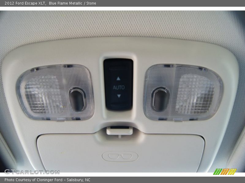 Blue Flame Metallic / Stone 2012 Ford Escape XLT