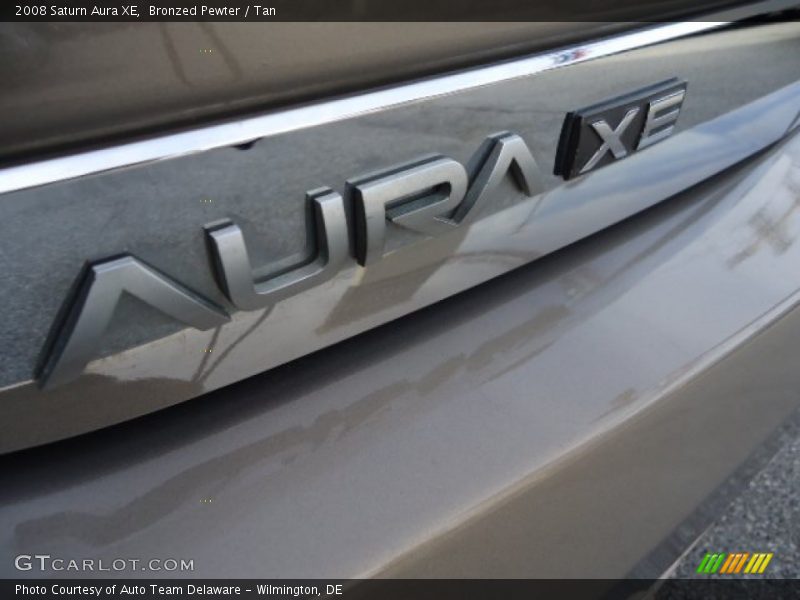 Bronzed Pewter / Tan 2008 Saturn Aura XE