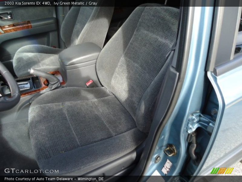 Ivy Green Metallic / Gray 2003 Kia Sorento EX 4WD