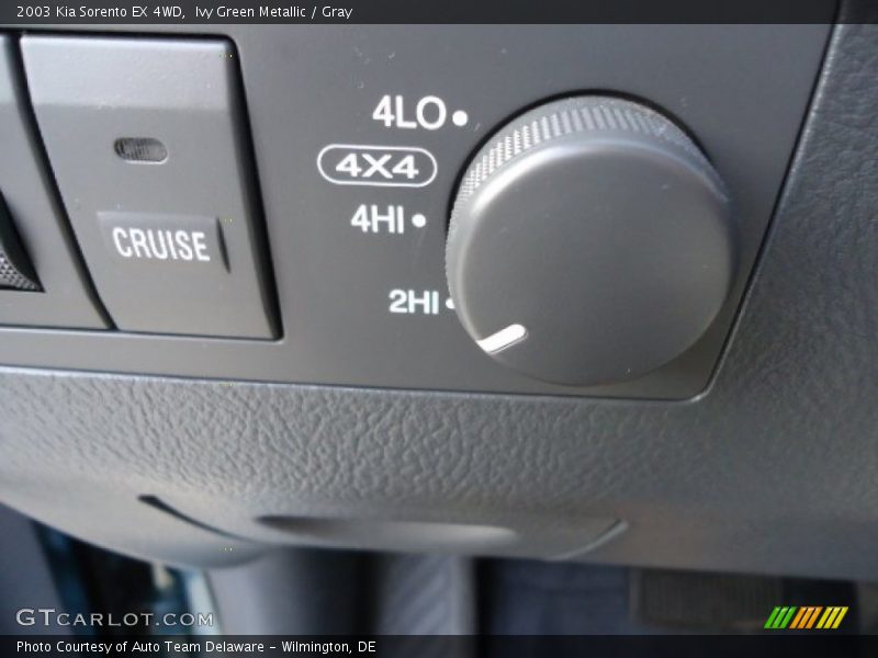 Ivy Green Metallic / Gray 2003 Kia Sorento EX 4WD