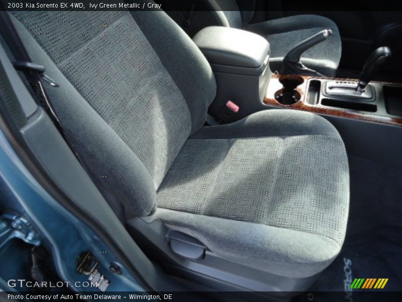 Ivy Green Metallic / Gray 2003 Kia Sorento EX 4WD