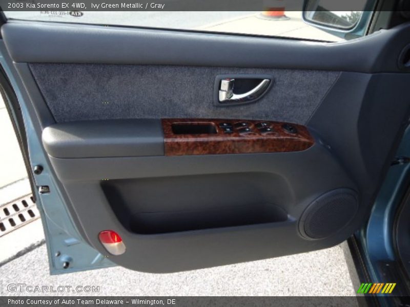 Ivy Green Metallic / Gray 2003 Kia Sorento EX 4WD