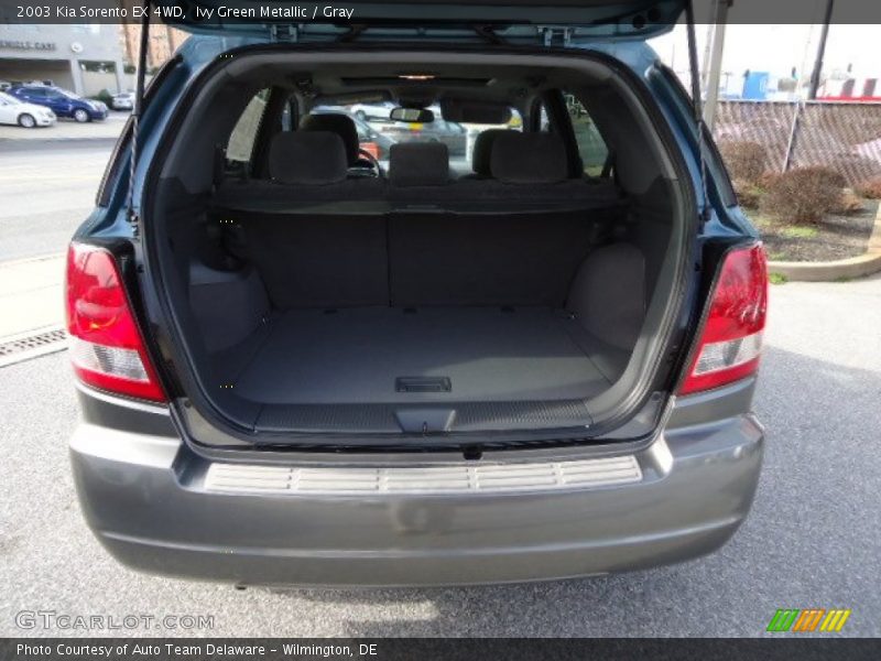Ivy Green Metallic / Gray 2003 Kia Sorento EX 4WD