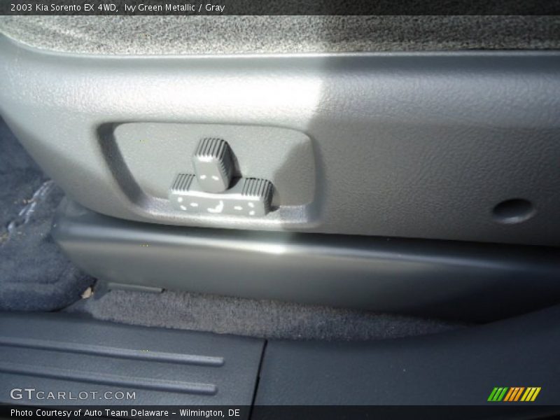 Ivy Green Metallic / Gray 2003 Kia Sorento EX 4WD