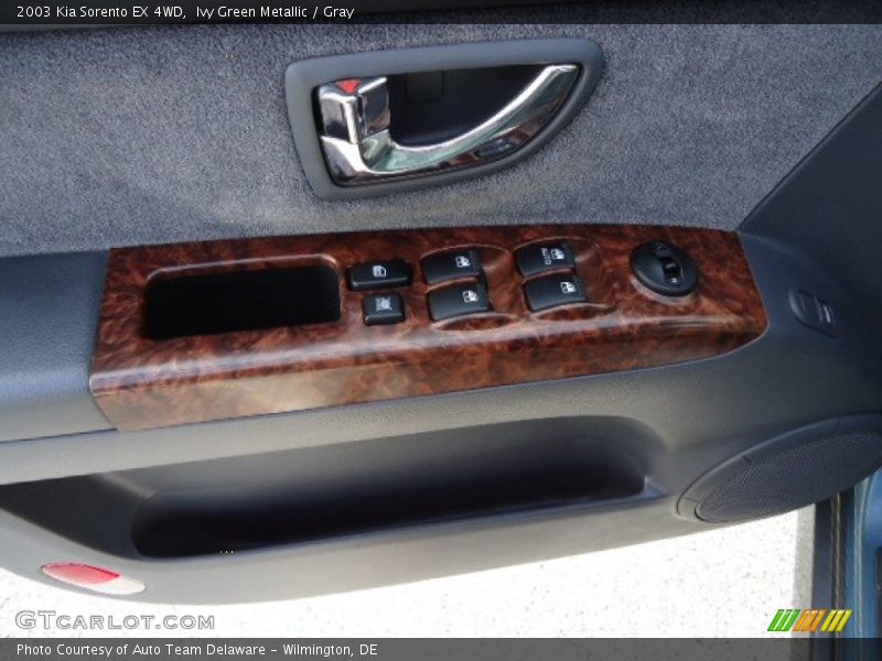 Ivy Green Metallic / Gray 2003 Kia Sorento EX 4WD