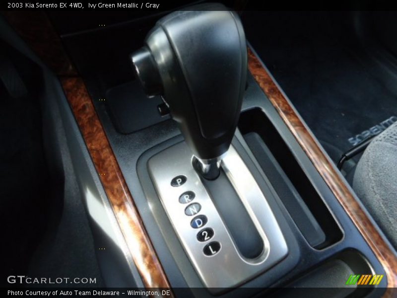 Ivy Green Metallic / Gray 2003 Kia Sorento EX 4WD