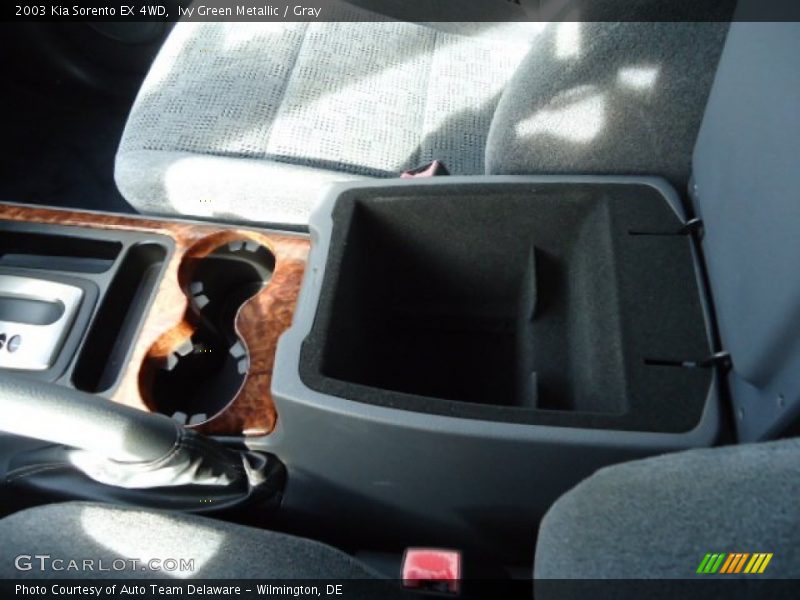 Ivy Green Metallic / Gray 2003 Kia Sorento EX 4WD