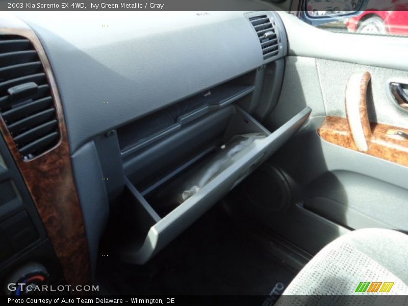 Ivy Green Metallic / Gray 2003 Kia Sorento EX 4WD