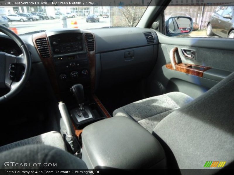 Ivy Green Metallic / Gray 2003 Kia Sorento EX 4WD