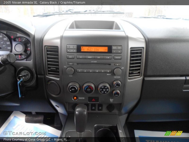 Galaxy Black / Graphite/Titanium 2005 Nissan Armada SE