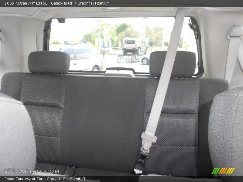 Galaxy Black / Graphite/Titanium 2005 Nissan Armada SE