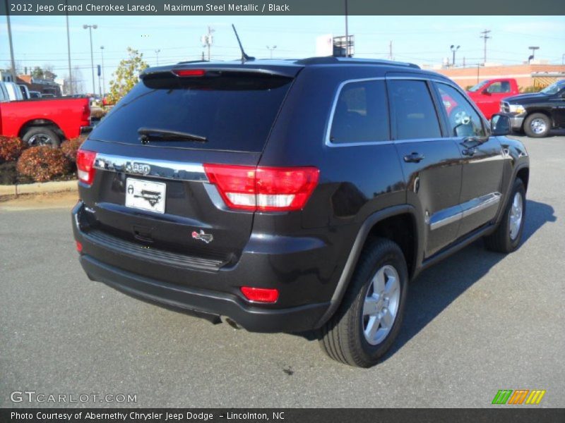 Maximum Steel Metallic / Black 2012 Jeep Grand Cherokee Laredo