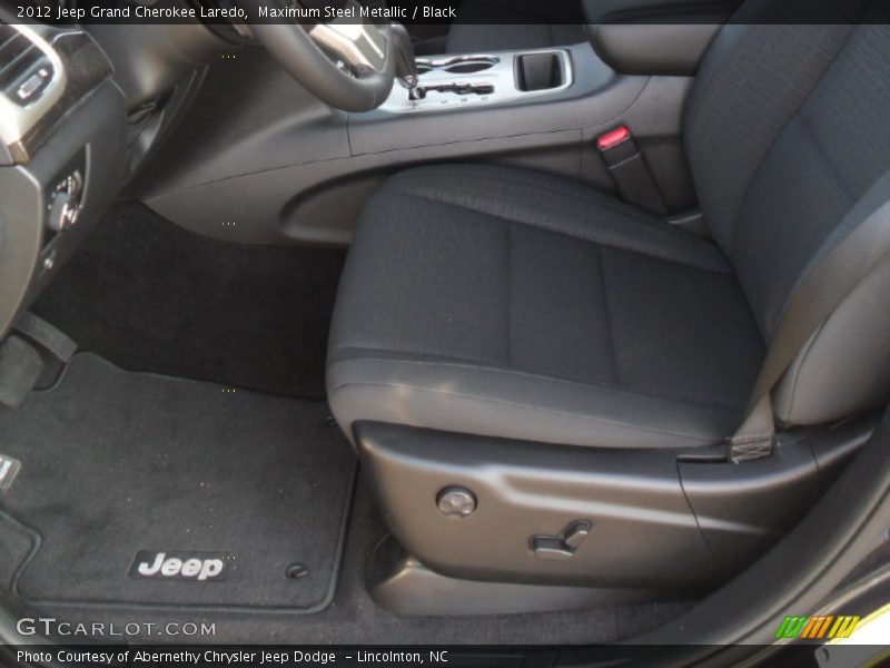 Maximum Steel Metallic / Black 2012 Jeep Grand Cherokee Laredo