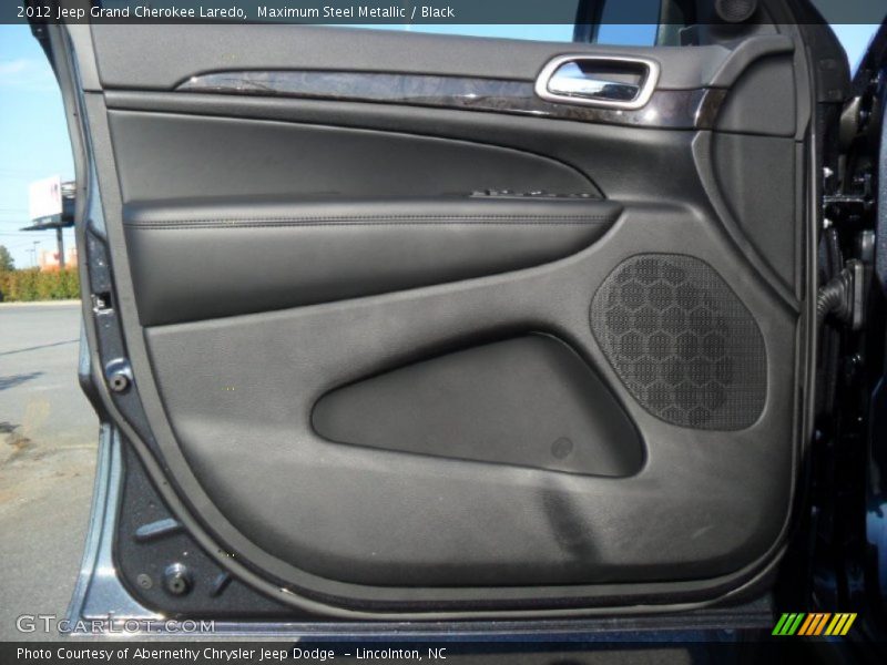 Maximum Steel Metallic / Black 2012 Jeep Grand Cherokee Laredo