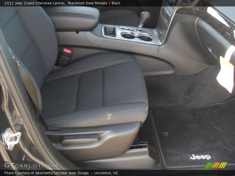 Maximum Steel Metallic / Black 2012 Jeep Grand Cherokee Laredo