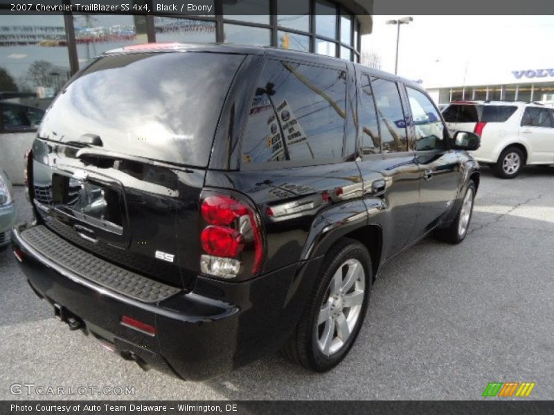 Black / Ebony 2007 Chevrolet TrailBlazer SS 4x4