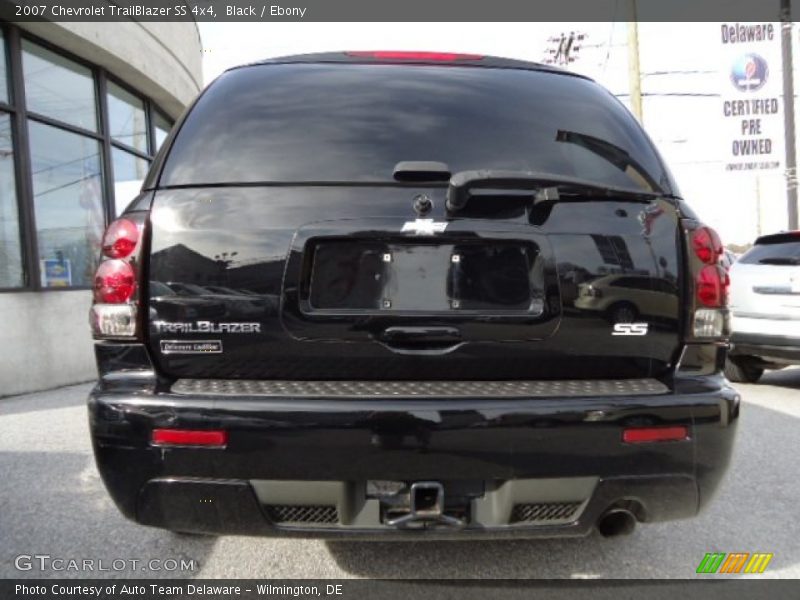 Black / Ebony 2007 Chevrolet TrailBlazer SS 4x4